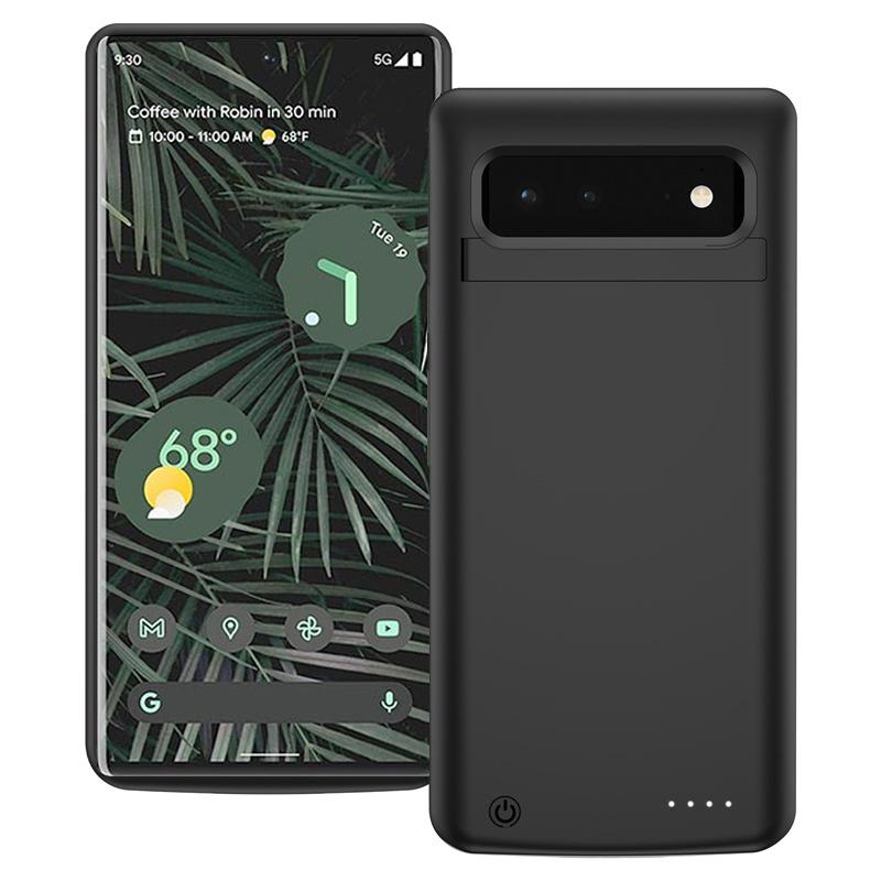 TY-102 For Google Pixel 6 Pro 5G 10000mAh Phone Battery Case Hidden Kickstand Soft Edge Charging Back Cover A
TY-102 For Google Pixel 6 Pro 5G 10000mAh Phone Battery Case Hidden Kickstand Soft Edge Charging Back Cover A