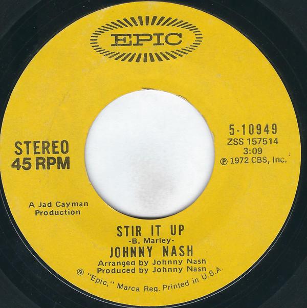7inch Record JOHNNY NASH - Stir It Up 510949 Epic 1974 US Reggae, Ska & Dub Used
7inch Record JOHNNY NASH - Stir It Up 510949 Epic 1974 US Reggae, Ska & Dub Used