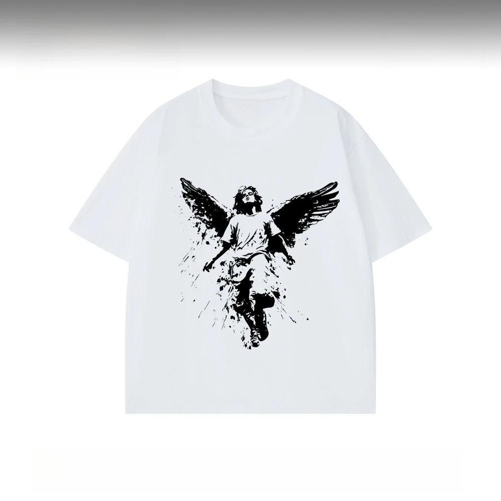 Summer New Fashion Personality Retro Angel Graphic Print Men s and Women s Short Sleeve Crew Neck Comfortable Loose T-Shirt S разноцветный
Summer New Fashion Personality Retro Angel Graphic Print Men s and Women s Short Sleeve Crew Neck Comfortable Loose T-Shirt S разноцветный