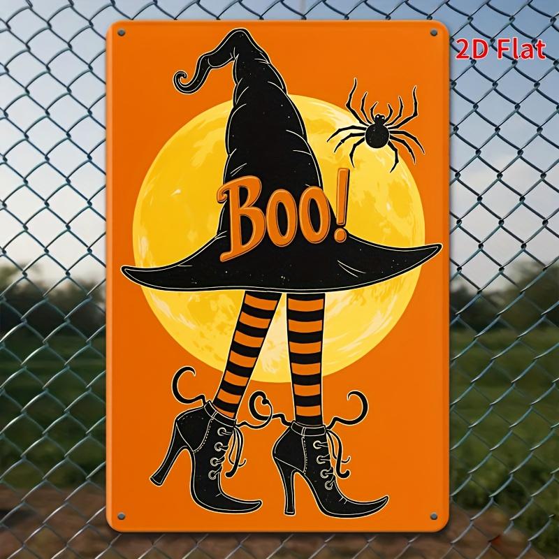 Halloween WitchThemed Tin Art Rustic Metal Wall Decor with Black Hat Cauldron Bats Design Easy to Hang No Power Nee 20x30cm(7.8x11.8inch)
Halloween WitchThemed Tin Art Rustic Metal Wall Decor with Black Hat Cauldron Bats Design Easy to Hang No Power Nee 20x30cm(7.8x11.8inch)