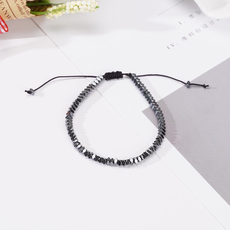2023 Серебристо-черный браслет унисекс в стиле ретро с регулируемой длиной, с металлическими бусинами из желчного камня
2023 Серебристо-черный браслет унисекс в стиле ретро с регулируемой длиной, с металлическими бусинами из желчного камня