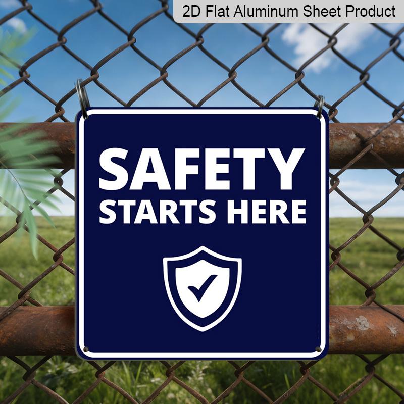 2D Flat 1pc, Funny Safety Starts Here Metal Sign - Police First Responders Wall Plaque, Emergency Entrance Sign for Office, Door & Street Decoration 20*20cm
2D Flat 1pc, Funny Safety Starts Here Metal Sign - Police First Responders Wall Plaque, Emergency Entrance Sign for Office, Door & Street Decoration 20*20cm