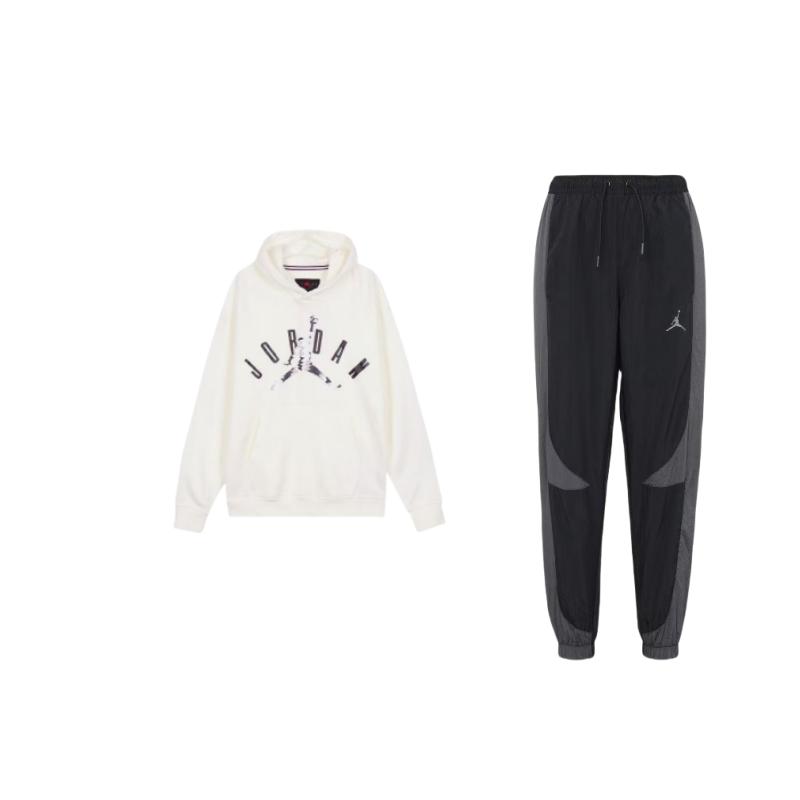Jordan Loose Fit Hooded Letter Print Pullover Long Sleeve Drawstring Cuffed Knit Pants Casual Sports Suit Men suit DX9374-011+FD7416-133 M
Jordan Loose Fit Hooded Letter Print Pullover Long Sleeve Drawstring Cuffed Knit Pants Casual Sports Suit Men suit DX9374-011+FD7416-133 M