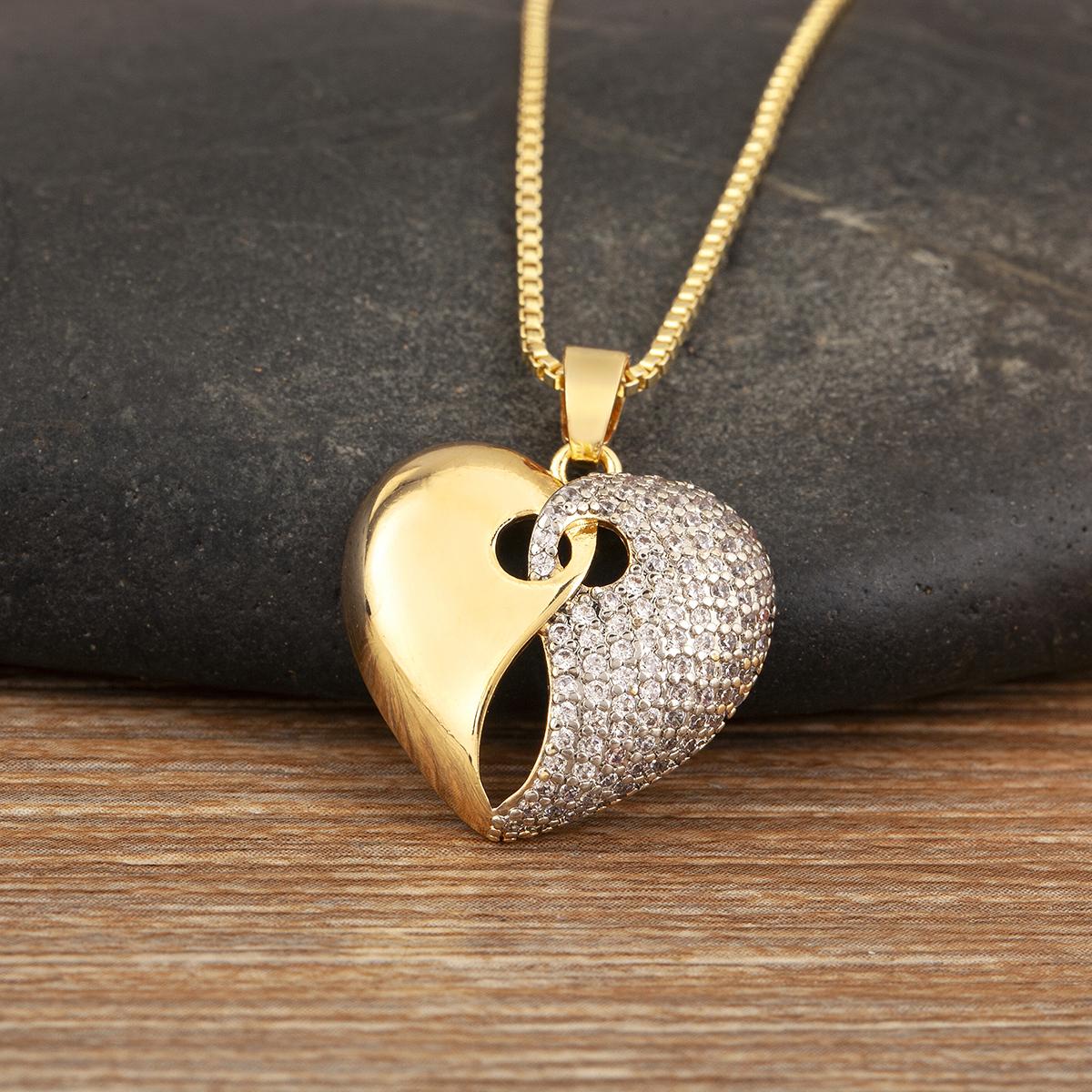 Nidin New Creative Design Heart Shape Mix Colors Electroplating Pendant Necklace For Women Men Copper Neck Jewelry Party Gifts
Nidin New Creative Design Heart Shape Mix Colors Electroplating Pendant Necklace For Women Men Copper Neck Jewelry Party Gifts
