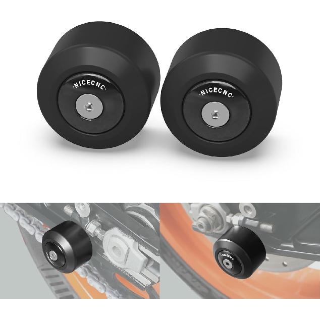 NICECNC Front Axle Slider Front Axle Crash Block Compatible with KTM 250/390 Duke 2024-2025, 390 Adventure R/X 2025, 390 Enduro R/SMC R 2025, RC 390
NICECNC Front Axle Slider Front Axle Crash Block Compatible with KTM 250/390 Duke 2024-2025, 390 Adventure R/X 2025, 390 Enduro R/SMC R 2025, RC 390