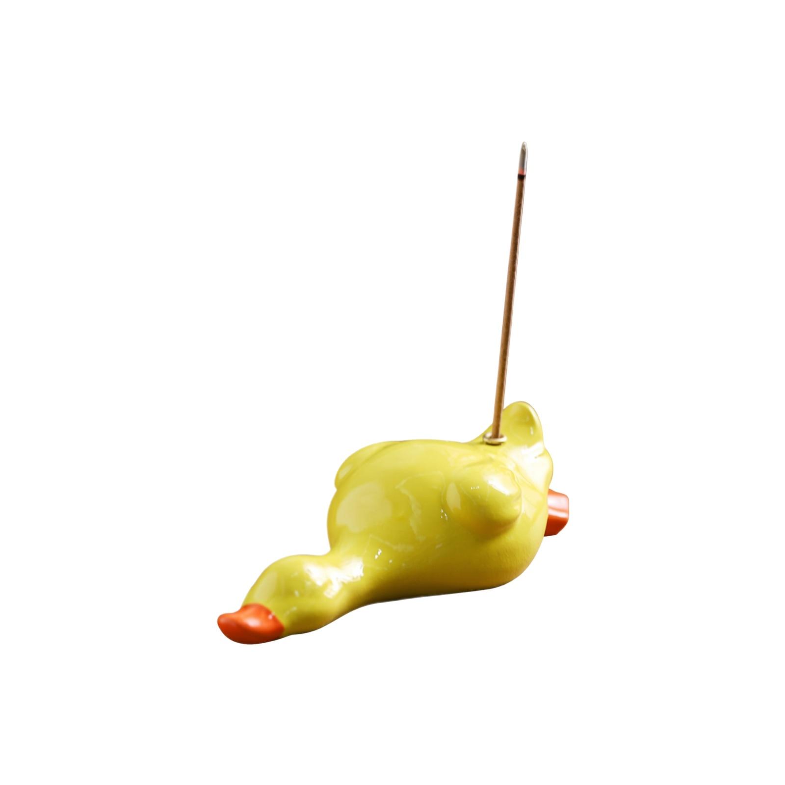 Creative Duck Shaped Incense Holder Tabletop Ornament Home Decor Resin Material Unique Design for Living Room Office Desktop Use one size жёлтый
Creative Duck Shaped Incense Holder Tabletop Ornament Home Decor Resin Material Unique Design for Living Room Office Desktop Use one size жёлтый
