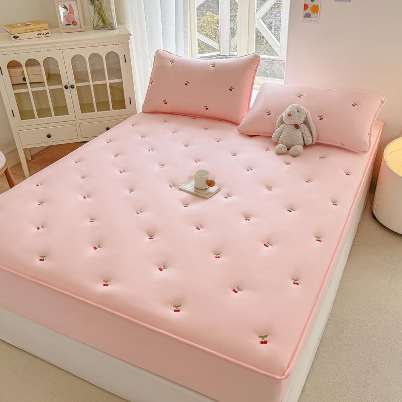 Embroidered Quilted Soybean Cotton Dustproof Non-Slip Fitted Sheet – Skin-Friendly & Soft Bed Cover 48x74cm 2 Pillowcases
Embroidered Quilted Soybean Cotton Dustproof Non-Slip Fitted Sheet – Skin-Friendly & Soft Bed Cover 48x74cm 2 Pillowcases