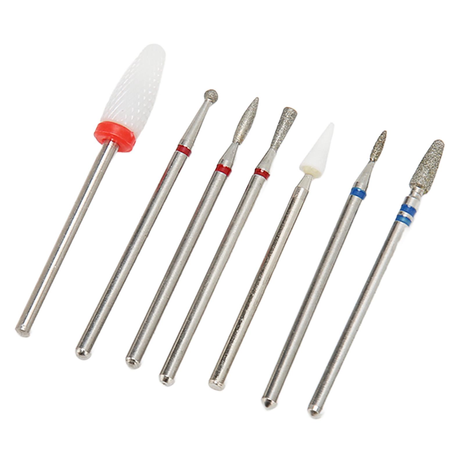 7pcs Portable Nail Drill Bits Professional Nail Drill Kit Manicure Pedicure Polishing Shaping Tools
7pcs Portable Nail Drill Bits Professional Nail Drill Kit Manicure Pedicure Polishing Shaping Tools