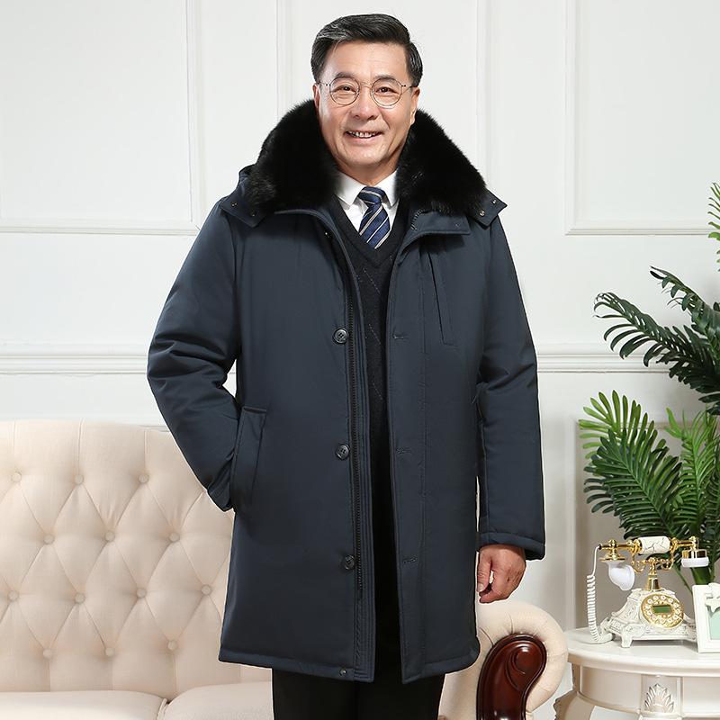 New winter middle-aged and old down jackets for men, thickened white duck down removable fur collar for middle-aged dad, winter coat for men 5XL
New winter middle-aged and old down jackets for men, thickened white duck down removable fur collar for middle-aged dad, winter coat for men 5XL