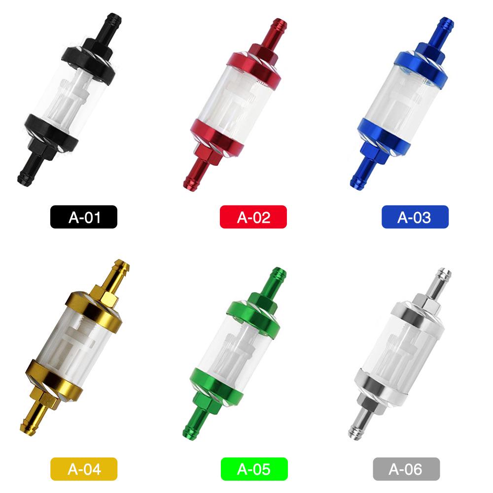 CNC Metal Motorcycle Oil/Gasoline Filter with Removable Transparent Glass (6mm/8mm) 6mm Silver
CNC Metal Motorcycle Oil/Gasoline Filter with Removable Transparent Glass (6mm/8mm) 6mm Silver