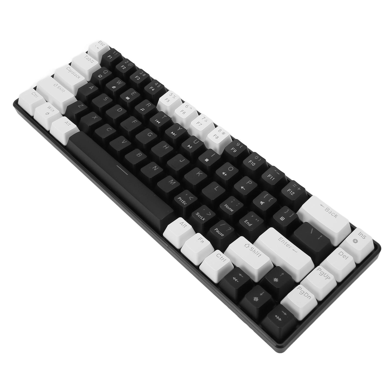 68 Key Mechanical Keyboard RGB Light Double Color Gaming Keyboard for Home Dormitory Internet Bar
68 Key Mechanical Keyboard RGB Light Double Color Gaming Keyboard for Home Dormitory Internet Bar