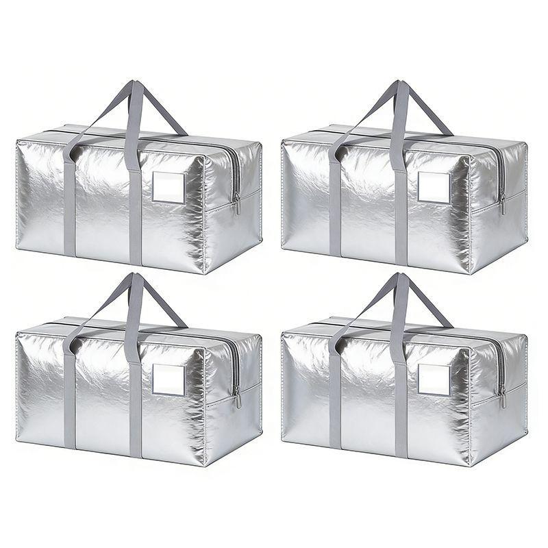 Extra Heavy Duty Large Moving Bags with Strong Zipper & Comfortable Handles, Sturdy & Durable Clothes Storage Bags Totes Bins, Packing Moving Boxes 4 Pack
Extra Heavy Duty Large Moving Bags with Strong Zipper & Comfortable Handles, Sturdy & Durable Clothes Storage Bags Totes Bins, Packing Moving Boxes 4 Pack