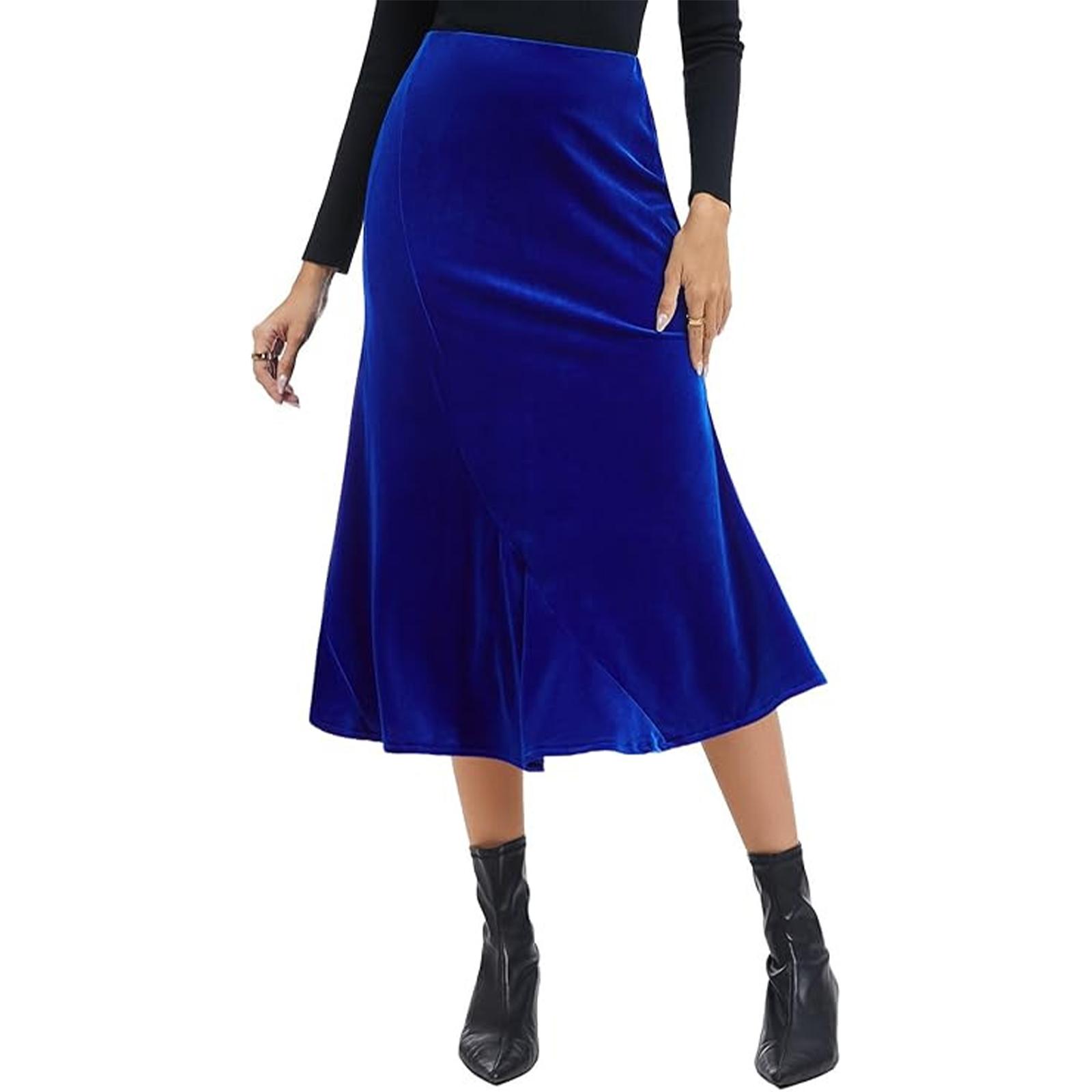 Women s Fashionable Midi Skirt With A Full Skirt, Elegant And Business-like. XL синій
Women s Fashionable Midi Skirt With A Full Skirt, Elegant And Business-like. XL синій