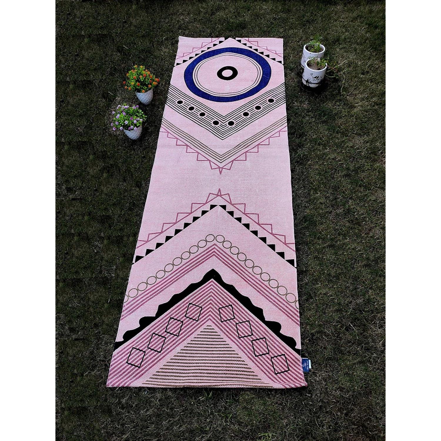 100% хлопок противоскользящий коврик для упражнений/спортзала и йоги (23x72 дюйма)
100% хлопок противоскользящий коврик для упражнений/спортзала и йоги (23x72 дюйма)