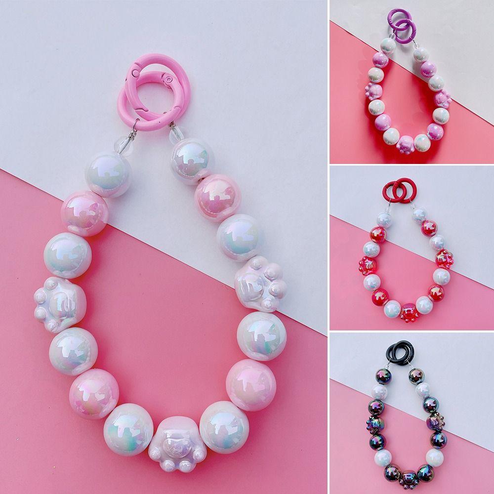 2Pcs Detachable Burst Bead Chain Keyring Gradient Phone Lanyard Fashion Bag Chain Strap Woman Pink-2Pcs
2Pcs Detachable Burst Bead Chain Keyring Gradient Phone Lanyard Fashion Bag Chain Strap Woman Pink-2Pcs