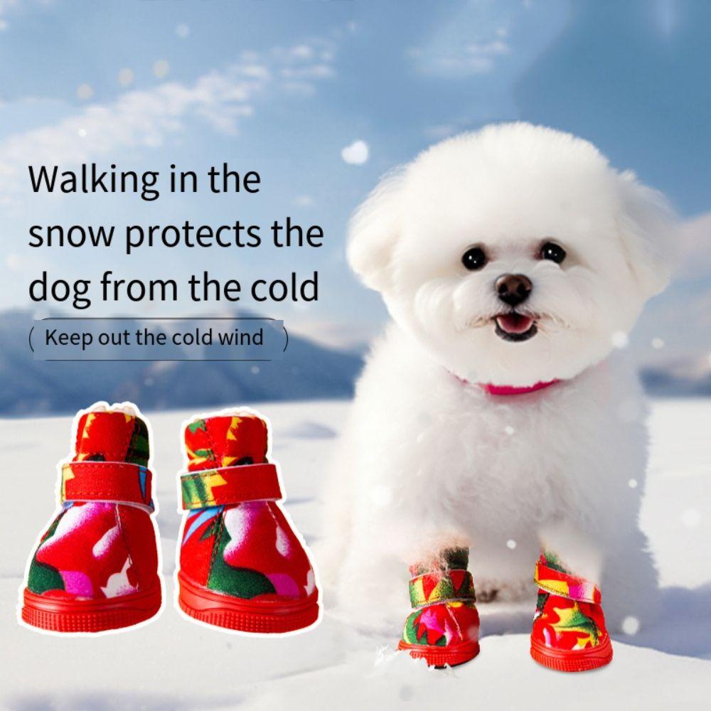 4Pcs/Set Chinese Style Dog Snow Boots New Year Plush Dog Boots Pet Paw Protectors Dogs Accessories M зелёный
4Pcs/Set Chinese Style Dog Snow Boots New Year Plush Dog Boots Pet Paw Protectors Dogs Accessories M зелёный