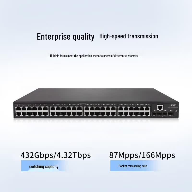 H3C LS-5130S-52P-EI-H1 Gigabit Managed Access Switch
H3C LS-5130S-52P-EI-H1 Gigabit Managed Access Switch