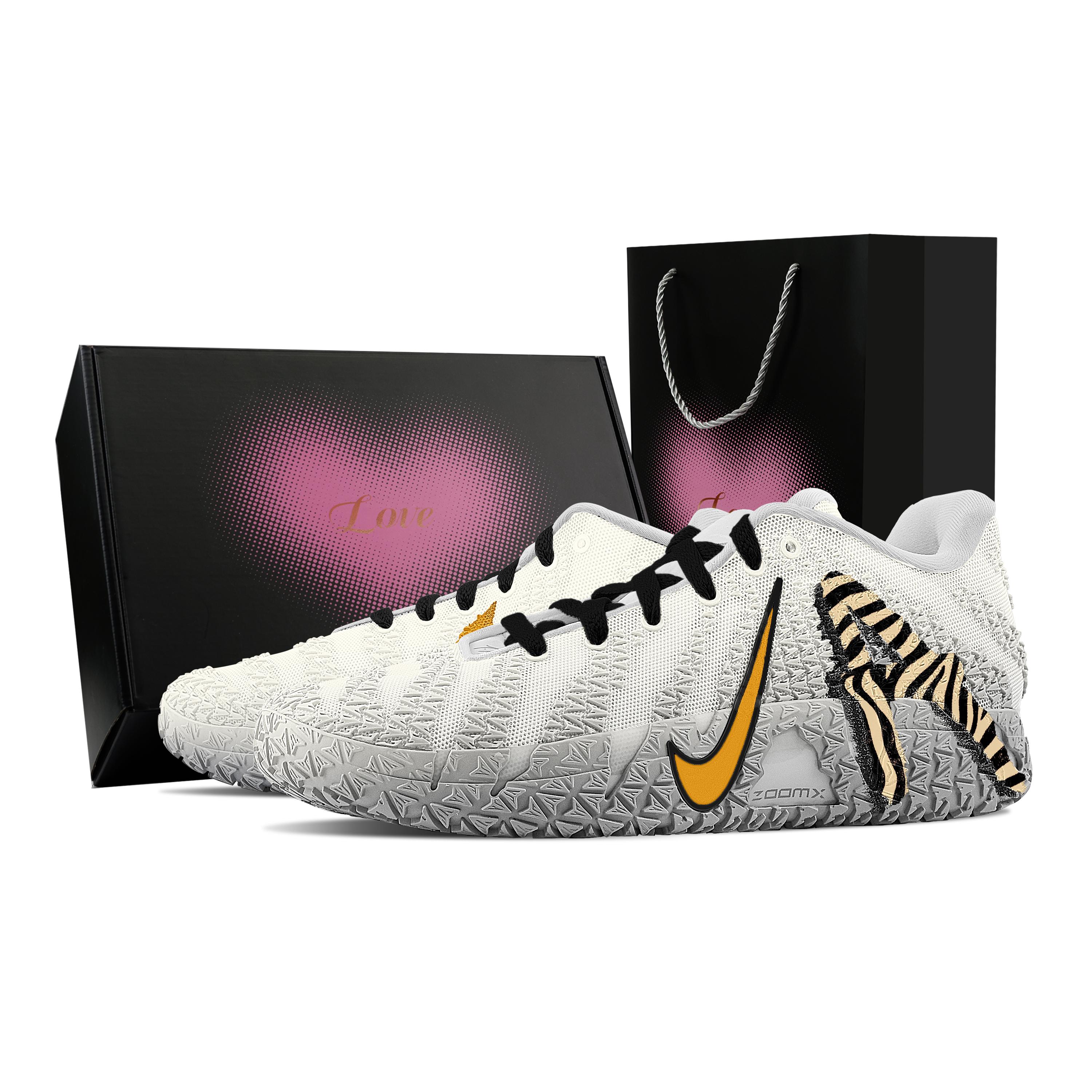 Nike Ja Morant 3 Tiger Print, Heart Box Abrasion Resistant Low top Basketball Shoes Unisex Light Beige HF2794-100(Team773--) 46
Nike Ja Morant 3 Tiger Print, Heart Box Abrasion Resistant Low top Basketball Shoes Unisex Light Beige HF2794-100(Team773--) 46