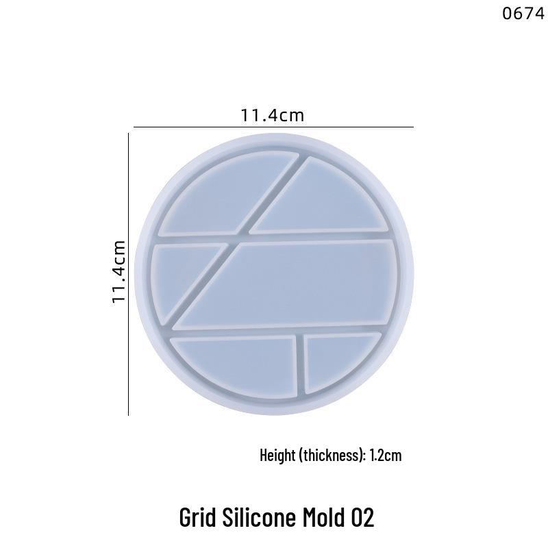Yu Mei DIY Round Crystal Resin Mold for Ornaments - Small Silicone Display Tray
Yu Mei DIY Round Crystal Resin Mold for Ornaments - Small Silicone Display Tray