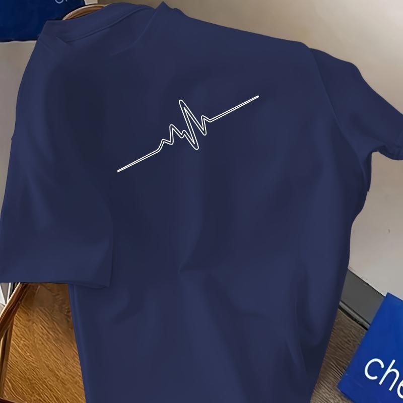 Heartbeat Line Minimalist T-Shirt,Soft Breathable & Fade-Resistant, Classic Fit for Daily Casual Wear S
Heartbeat Line Minimalist T-Shirt,Soft Breathable & Fade-Resistant, Classic Fit for Daily Casual Wear S