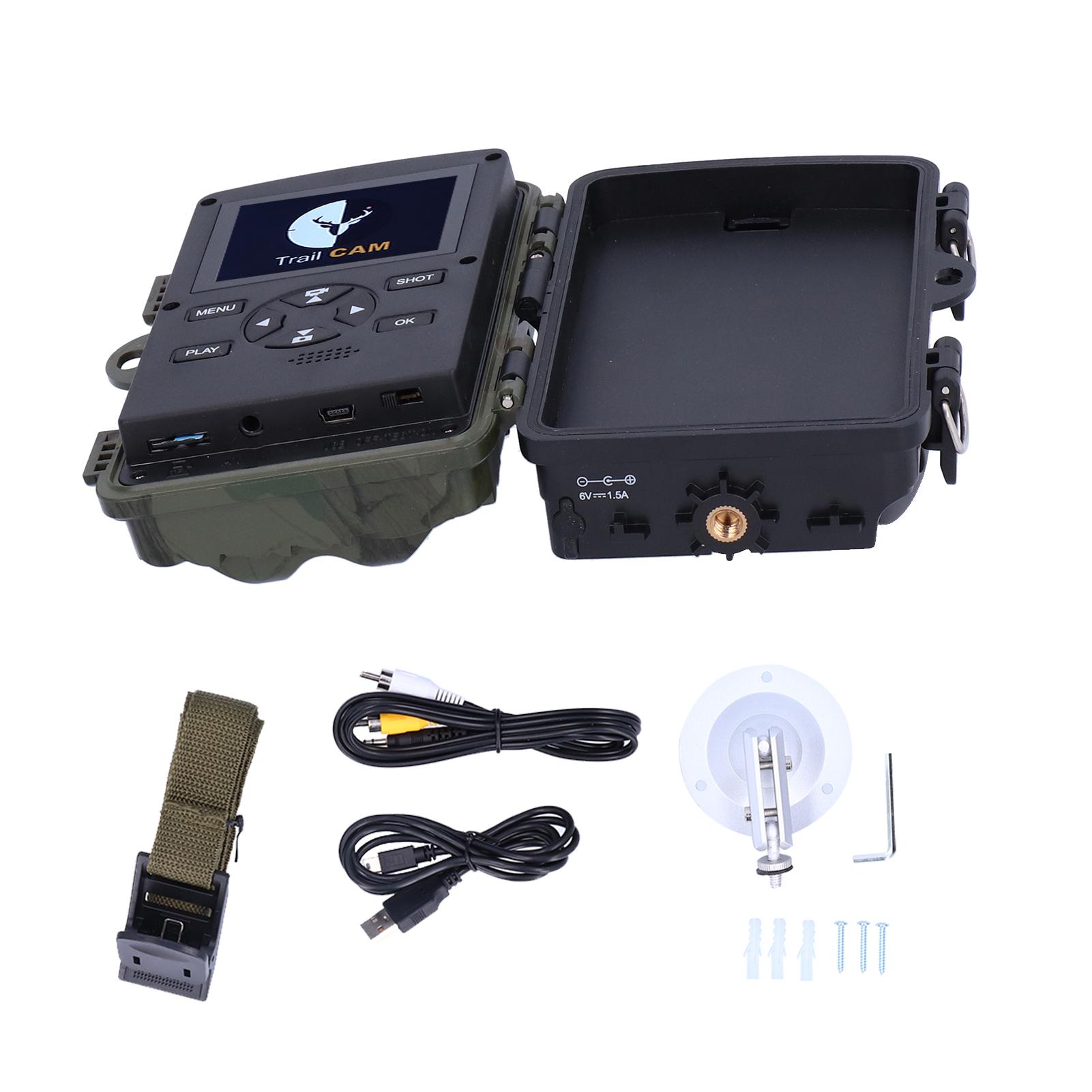 Hunting Camera Wildlife Portable IP66 Waterproof Camera with 2MP Infrared Sensors
Hunting Camera Wildlife Portable IP66 Waterproof Camera with 2MP Infrared Sensors