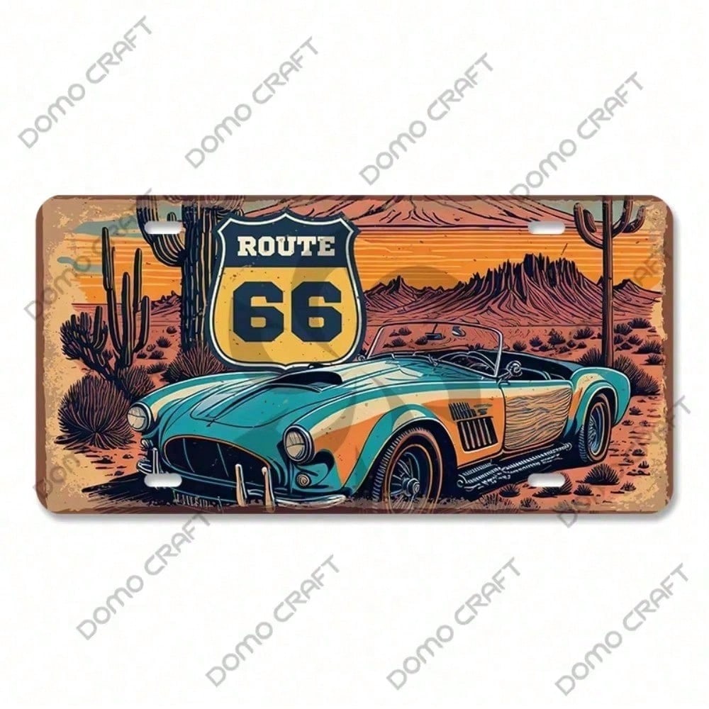 Route 66 License Plate Metal Tin Sign, Classic Cars Garage Wall Art, Vintage Man Cave Pub Bar Decor, Unique Home Room Decoration 15x30
Route 66 License Plate Metal Tin Sign, Classic Cars Garage Wall Art, Vintage Man Cave Pub Bar Decor, Unique Home Room Decoration 15x30