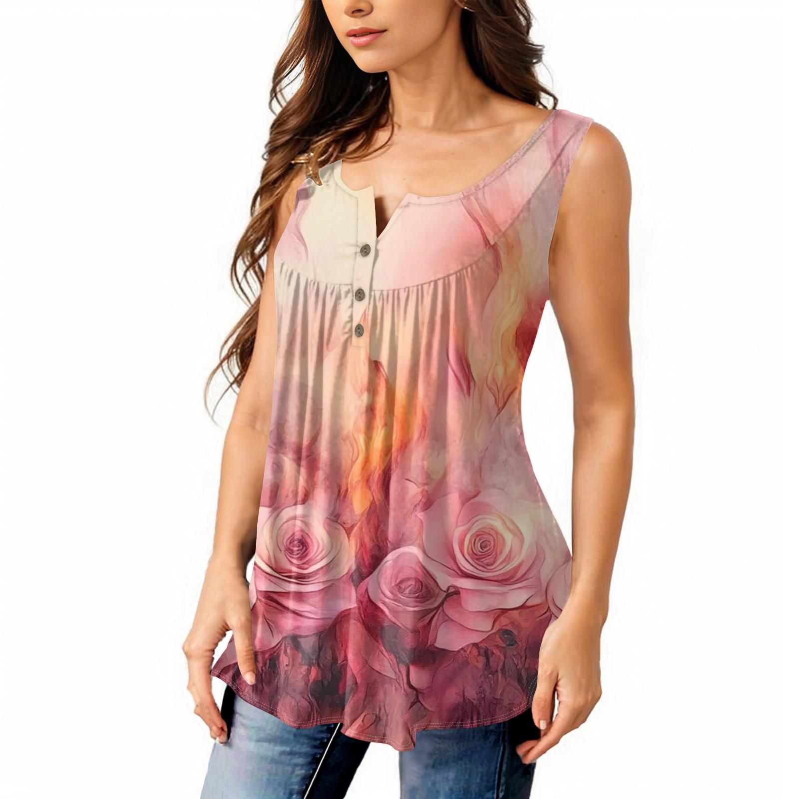 Женская мода плиссированная безрукавка повседневная футболка жилет топ на пуговицах S красный
Женская мода плиссированная безрукавка повседневная футболка жилет топ на пуговицах S красный