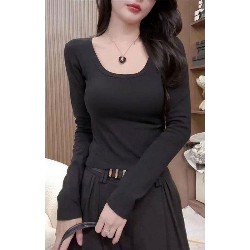 Women s Slim-Fit Long-Sleeve Pure Cotton U-Neck T-Shirt - Stylish Spring & Autumn Layered Top L (105-115 kg)
Women s Slim-Fit Long-Sleeve Pure Cotton U-Neck T-Shirt - Stylish Spring & Autumn Layered Top L (105-115 kg)
