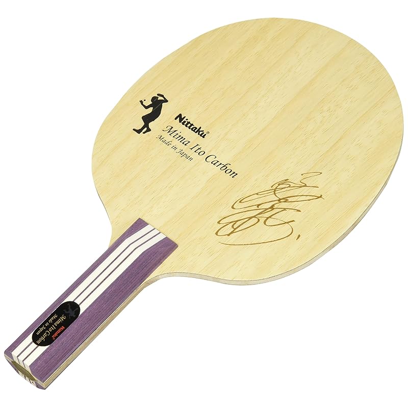 Nittaku table tennis racket Mima Ito shake hand For attack carbon Straight (ST) NC0466
Nittaku table tennis racket Mima Ito shake hand For attack carbon Straight (ST) NC0466