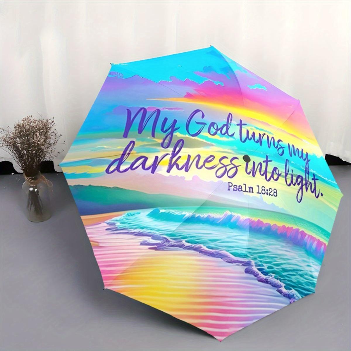 Automatic Open/Close Umbrella with One-Touch Button - Folding Umbrella, Lightweight Compact Travel Umbrella with 8-Rib Strong
Automatic Open/Close Umbrella with One-Touch Button - Folding Umbrella, Lightweight Compact Travel Umbrella with 8-Rib Strong