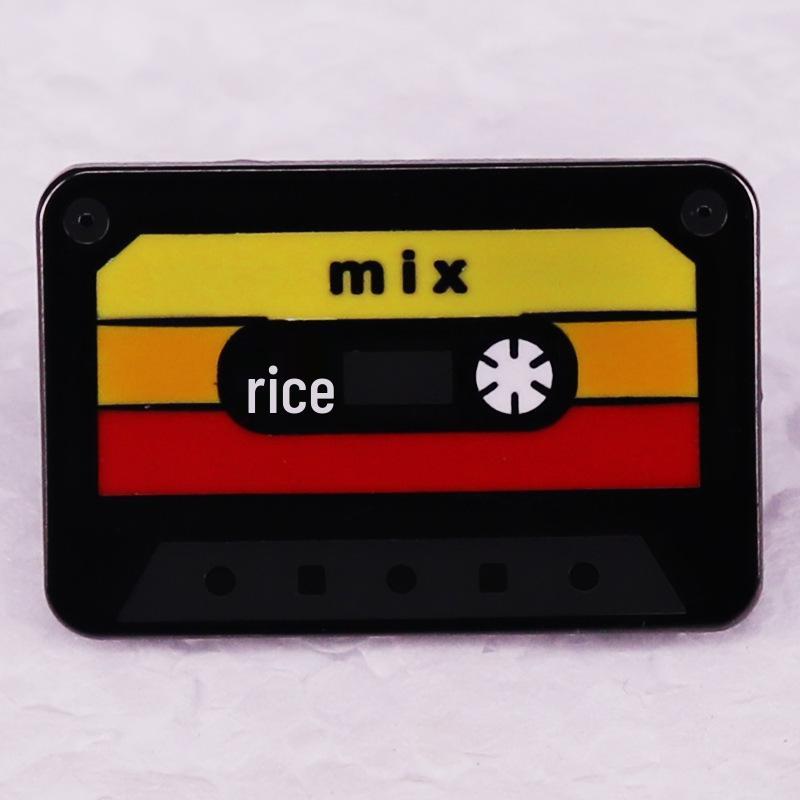 Cassette Cartoon Brooch Pin
Cassette Cartoon Brooch Pin