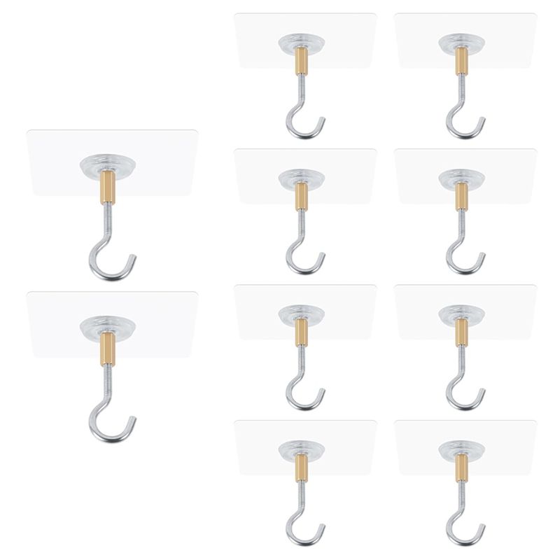 ABUL-Adhesive Ceiling Hooks,10Pack Ceiling Hanger Hooks,Sticky Ceiling Hooks Hold 5Kg,Hooks For Hanging Plants,Lanterns
ABUL-Adhesive Ceiling Hooks,10Pack Ceiling Hanger Hooks,Sticky Ceiling Hooks Hold 5Kg,Hooks For Hanging Plants,Lanterns