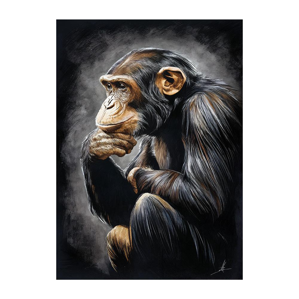 Плакат с животными Плакаты Холст Картина Настенное искусство Темные Смешные Плакаты и Принты с обезьянами для Гостиной Домашнее украшение 50x70cm
Плакат с животными Плакаты Холст Картина Настенное искусство Темные Смешные Плакаты и Принты с обезьянами для Гостиной Домашнее украшение 50x70cm