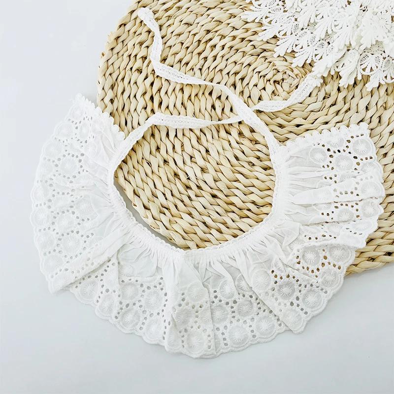 Кружевные детские слюнявчики-шаль, хлопковый воротник, детские шейные украшения для девочек, универсальные, с ажурной вязкой, детские шарфы-аксессуары для девочек 3-8 лет
Кружевные детские слюнявчики-шаль, хлопковый воротник, детские шейные украшения для девочек, универсальные, с ажурной вязкой, детские шарфы-аксессуары для девочек 3-8 лет