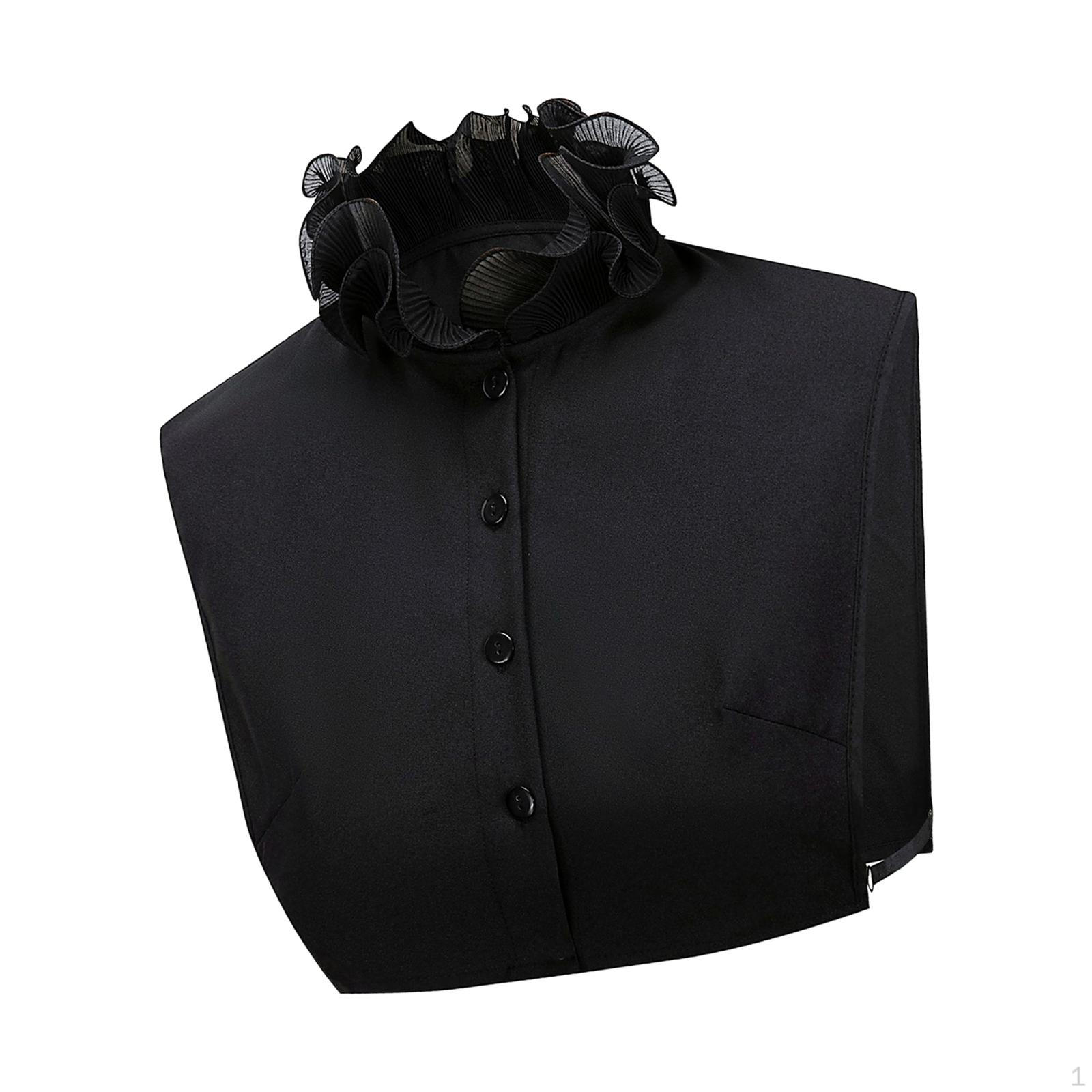 Detachable Neckwear Fake Fashion Half Shirt Blouse Top for Clothing чорний
Detachable Neckwear Fake Fashion Half Shirt Blouse Top for Clothing чорний
