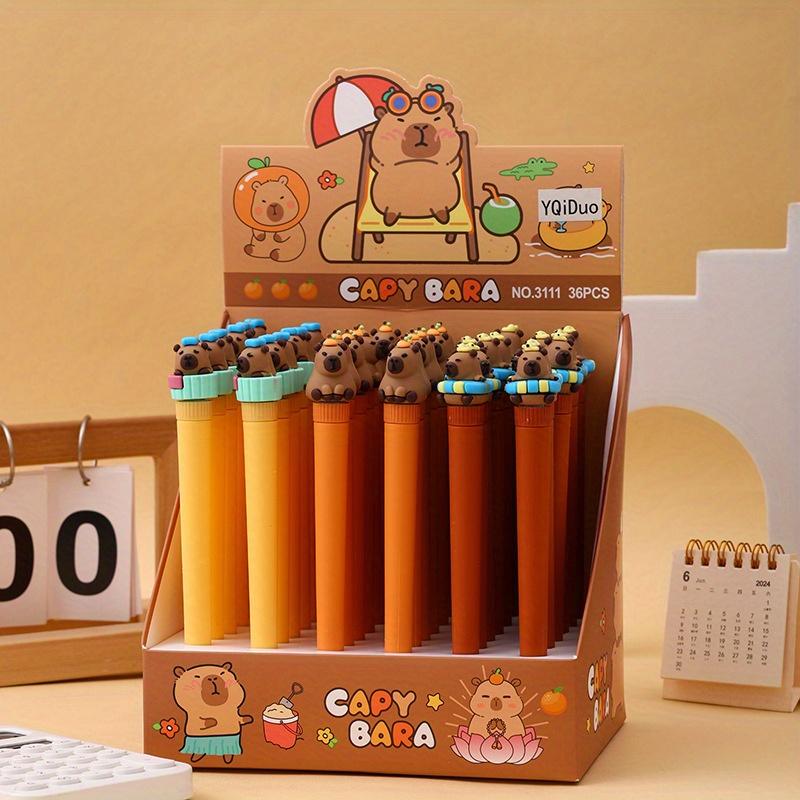 Back to school season 36pcs 0.5mm cartoon Kapibala turn neutral pen rotatable gift pen student personality prize pen black Random style 36pcs
Back to school season 36pcs 0.5mm cartoon Kapibala turn neutral pen rotatable gift pen student personality prize pen black Random style 36pcs