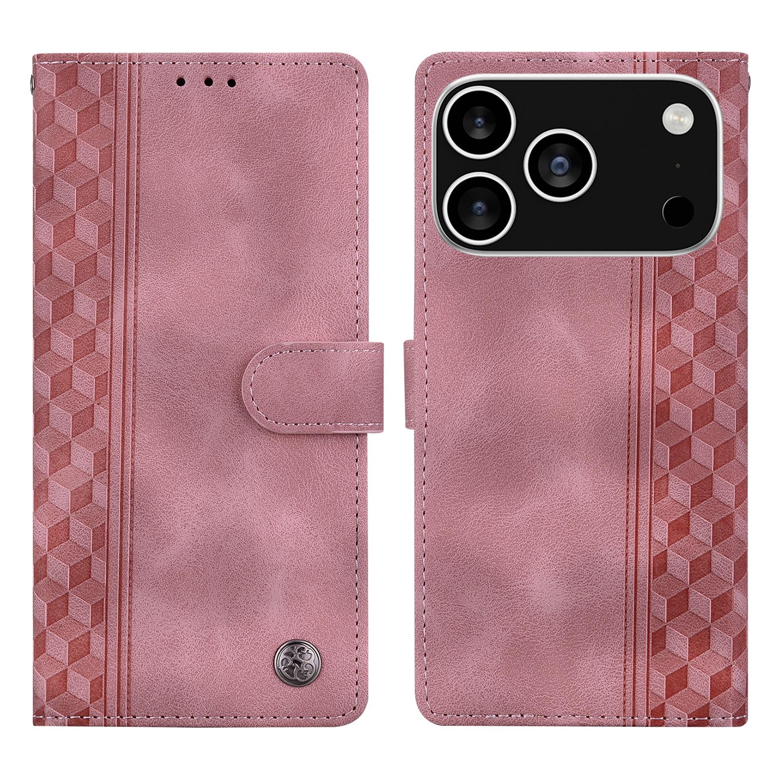 For iPhone 17 Pro Max Leather Case Imprinted Checkered Pattern Wallet Stand Flip Phone Cover Pink
For iPhone 17 Pro Max Leather Case Imprinted Checkered Pattern Wallet Stand Flip Phone Cover Pink