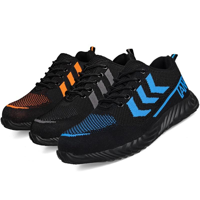 Дышащая, износостойкая, противоударная и противопрокольная летная тканая обувь для защиты труда 45 синий
Дышащая, износостойкая, противоударная и противопрокольная летная тканая обувь для защиты труда 45 синий