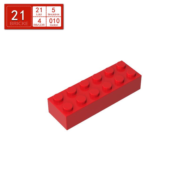 BRICKE 2x6 Brick - Compatible with LEGO 44237 2456, MOC DIY Educational Toy Parts 1 Piece
BRICKE 2x6 Brick - Compatible with LEGO 44237 2456, MOC DIY Educational Toy Parts 1 Piece