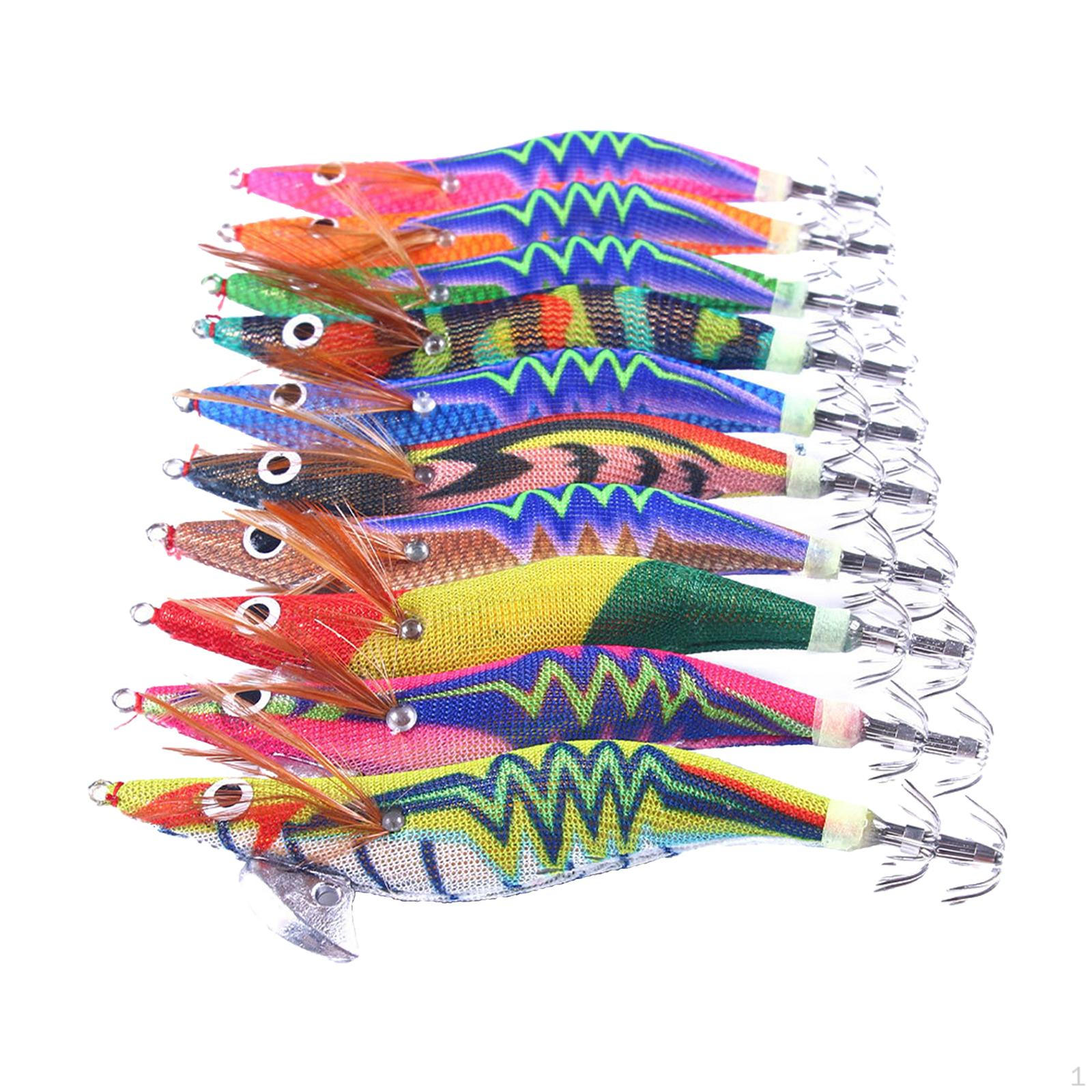 10 Pieces Squid Jig Hook Artificial Lures Lure
10 Pieces Squid Jig Hook Artificial Lures Lure