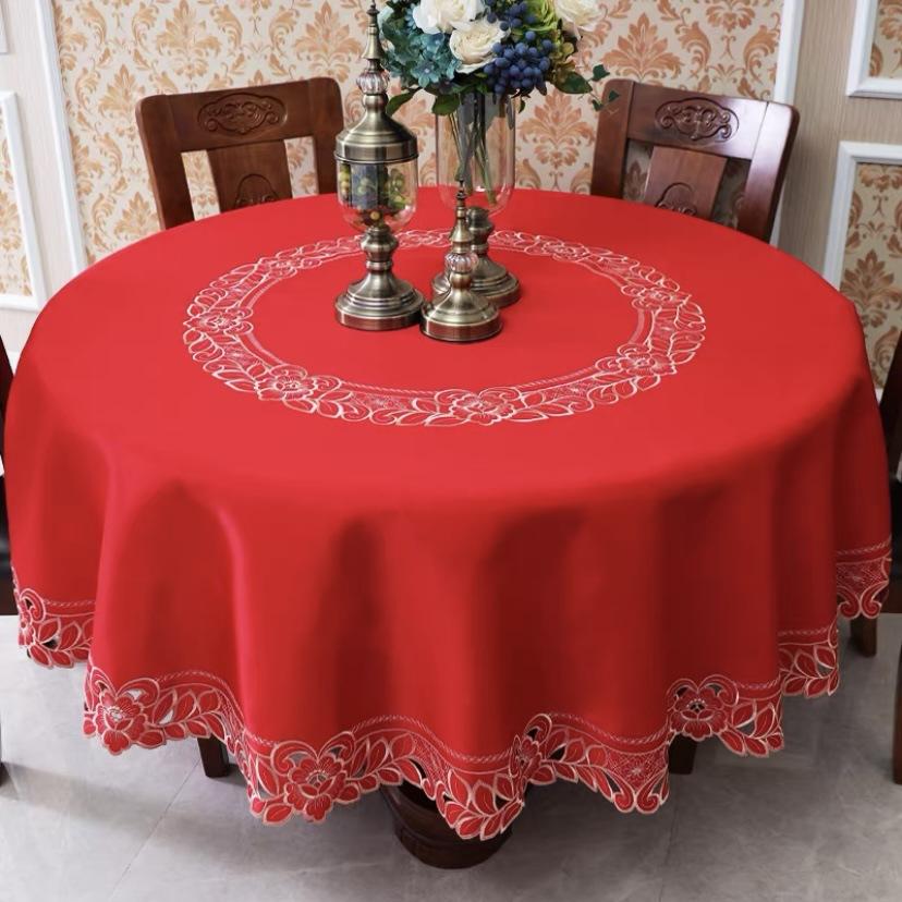 Крула скатертина Європейський стиль Велика кругла скатертина для столу Побутова готельна кругла скатертина з вишивкою 120cm
Крула скатертина Європейський стиль Велика кругла скатертина для столу Побутова готельна кругла скатертина з вишивкою 120cm