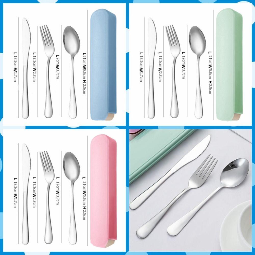 3Pcs/2Pcs Minimalistic Dinnerware Set With Storage Box Tableware Set Fork Spoon Knife School
3Pcs/2Pcs Minimalistic Dinnerware Set With Storage Box Tableware Set Fork Spoon Knife School
