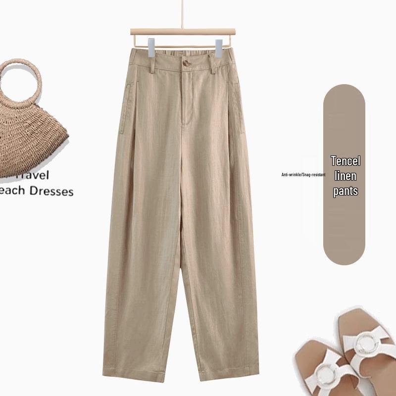 Women s Summer Drapey Tencel Linen Pants 2025 - Comfortable, Slimming, Versatile, Harun Style Trousers S (85-95 lbs)
Women s Summer Drapey Tencel Linen Pants 2025 - Comfortable, Slimming, Versatile, Harun Style Trousers S (85-95 lbs)