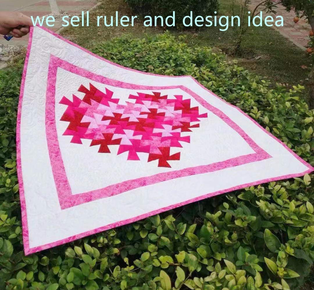 2Pcs Quickly Twist Windmill Template Set Acrylic Fabric Sewing Cutting Patchworks Quilting Stencils Squared Straight Block Ruler
2Pcs Quickly Twist Windmill Template Set Acrylic Fabric Sewing Cutting Patchworks Quilting Stencils Squared Straight Block Ruler