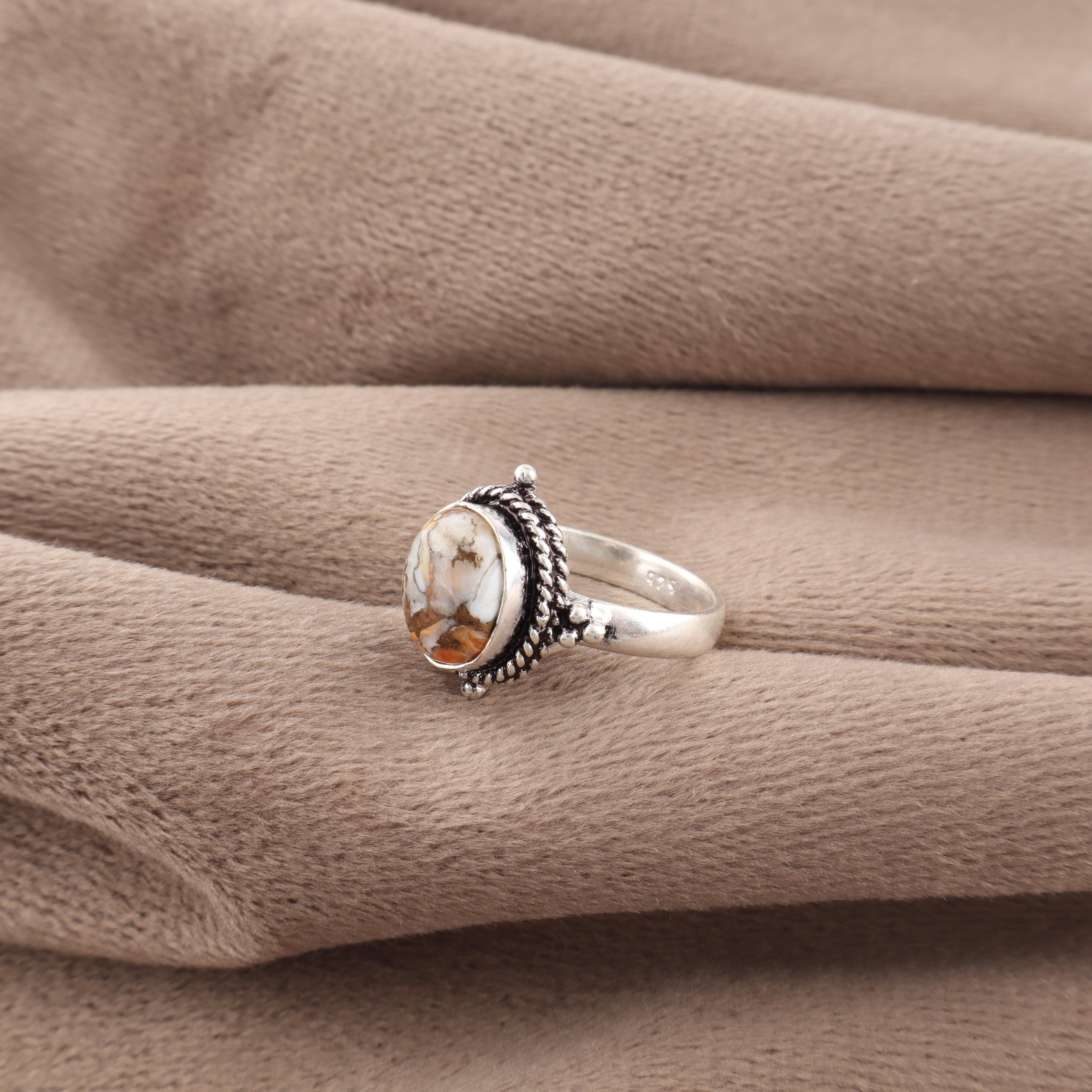 Orange Copper Turquoise 925 Solid Sterling Silver Ring, Handmade Gemstone Ring Jewelry, Gifts For Wife Brand New Ring 4 помаранчевий
Orange Copper Turquoise 925 Solid Sterling Silver Ring, Handmade Gemstone Ring Jewelry, Gifts For Wife Brand New Ring 4 помаранчевий