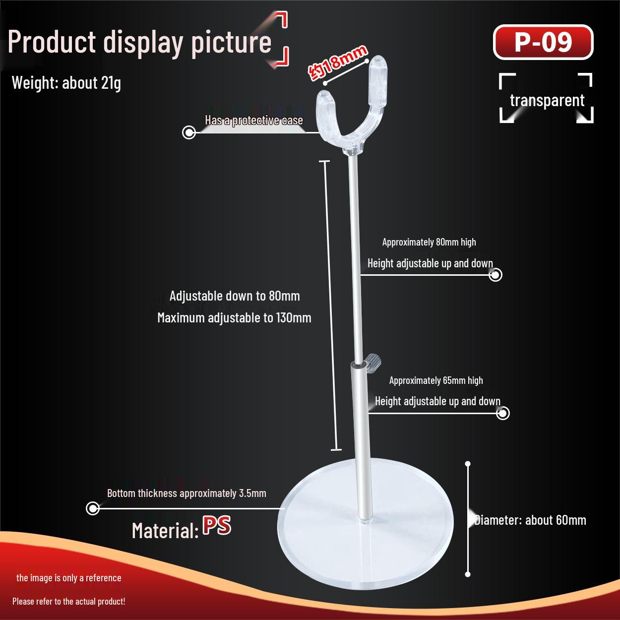 Adjustable BJD Doll Stand for 8 to 12 Inch Dolls with Clip-on Support
Adjustable BJD Doll Stand for 8 to 12 Inch Dolls with Clip-on Support