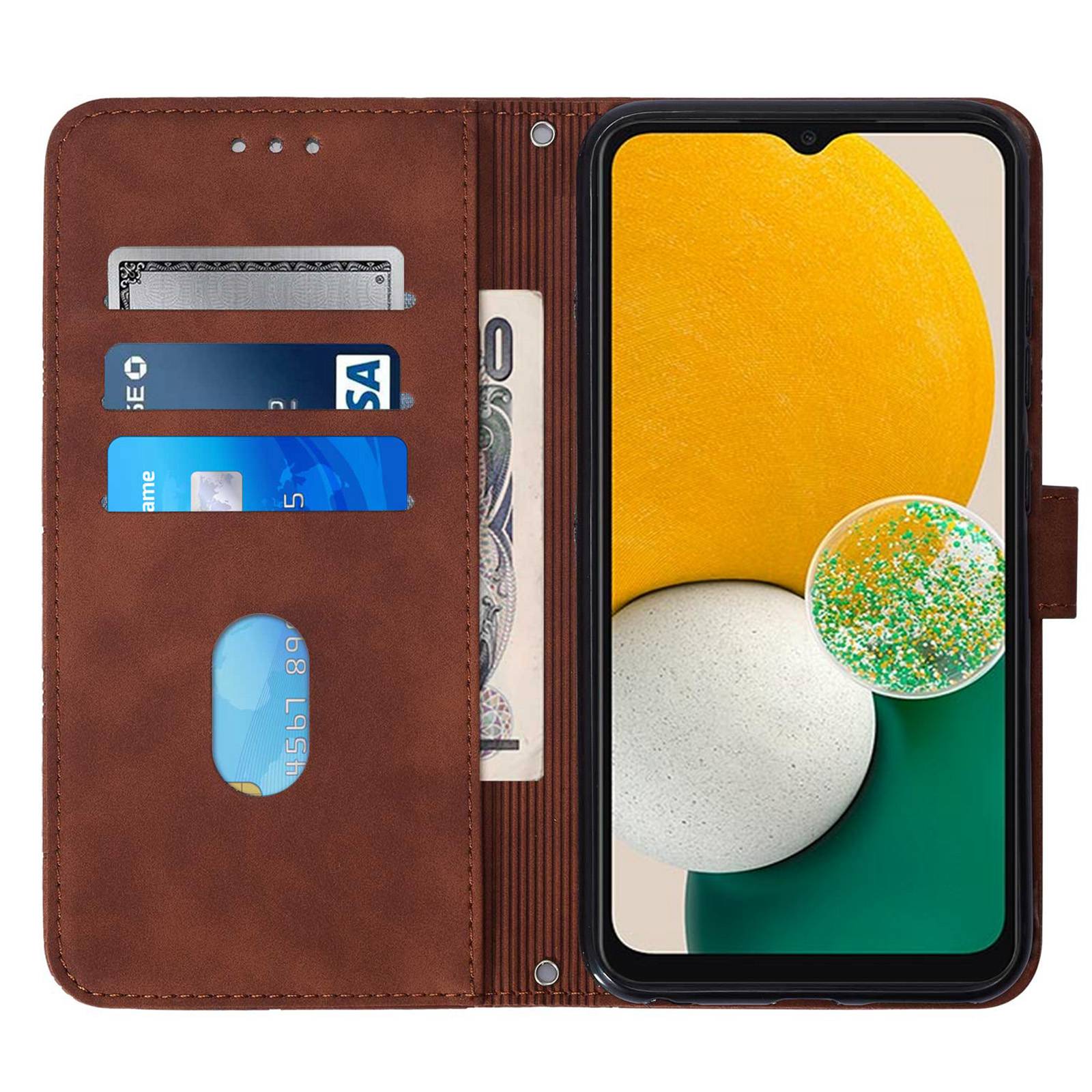 For Samsung Galaxy A14 5G/A14 4G Leather Case with Shoulder Strap Wallet Stand Phone Cover Brown
For Samsung Galaxy A14 5G/A14 4G Leather Case with Shoulder Strap Wallet Stand Phone Cover Brown