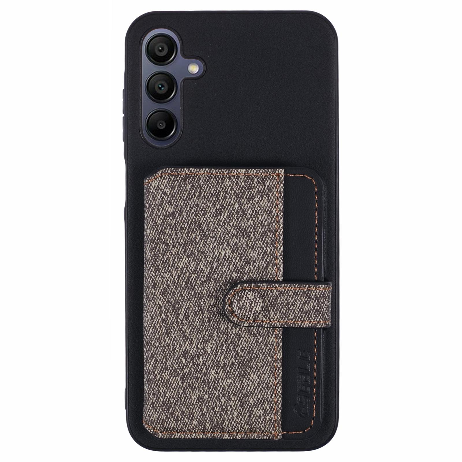 For Samsung Galaxy A25 5G (Global) (161.0 x 76.5 x 8.3mm) Phone Case Adhesive Card Bag Color Matching with Kickstand Grey
For Samsung Galaxy A25 5G (Global) (161.0 x 76.5 x 8.3mm) Phone Case Adhesive Card Bag Color Matching with Kickstand Grey