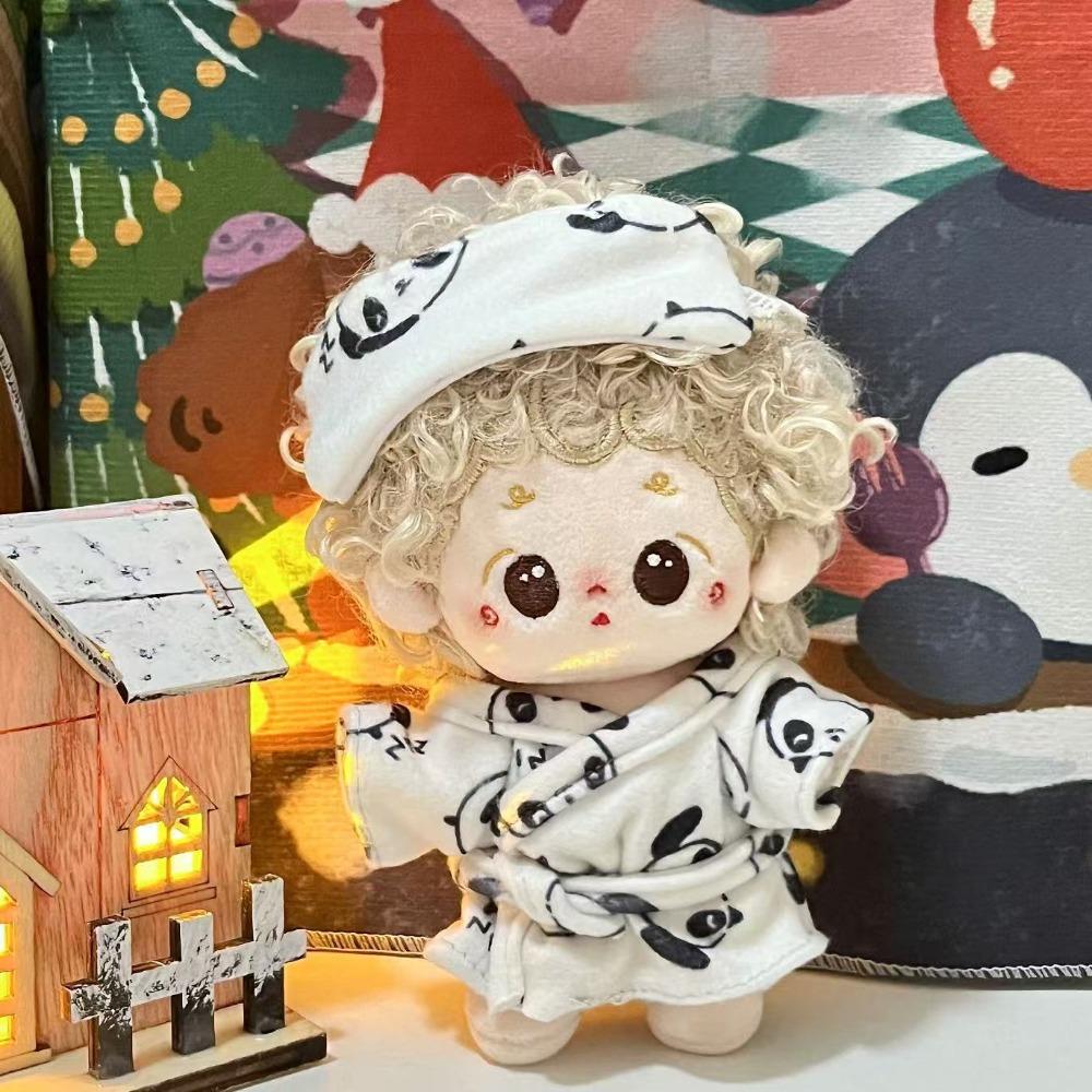 Plush Doll Night-robe Panda Doll Overall Suit Cute Cotton Doll Clothes for 10cm/20cm Cotton Doll 10cm Night Robe
Plush Doll Night-robe Panda Doll Overall Suit Cute Cotton Doll Clothes for 10cm/20cm Cotton Doll 10cm Night Robe