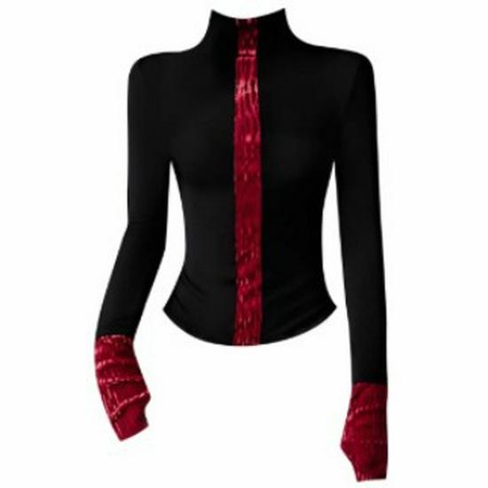 Women s Retro Black & Red Patchwork High Neck Long Sleeve T-Shirt: American Spicy Girl Early Spring Fashion Base Layer Top Extra Large чорний
Women s Retro Black & Red Patchwork High Neck Long Sleeve T-Shirt: American Spicy Girl Early Spring Fashion Base Layer Top Extra Large чорний